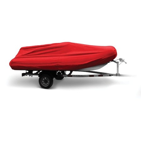 Eevelle Boat Cover INFLATABLE Center Console, Outboard Fits 15ft 6in L up to 78in W Red WSINFCC1578B-RED
